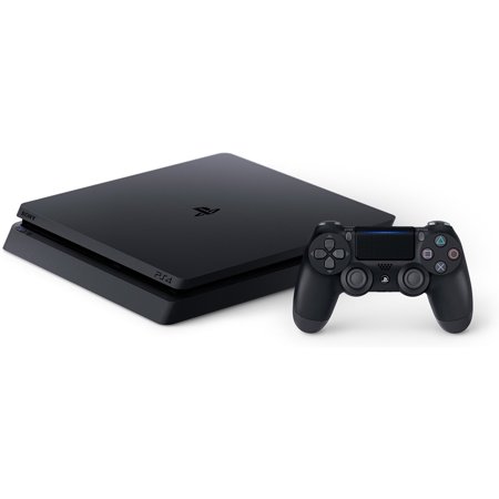 PS4: CONSOLE - SLIM - 500GB - INCL: GENERIC CTRL; HOOKUPS (USED)